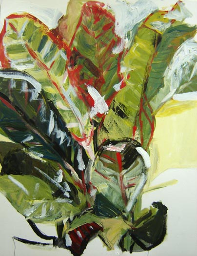Plant in Dark Green by Carolina Bergaz-Crews