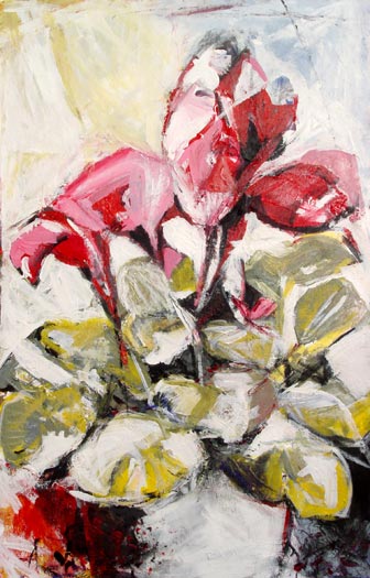 Red Flowers 1 by Carolina Bergaz-Crews