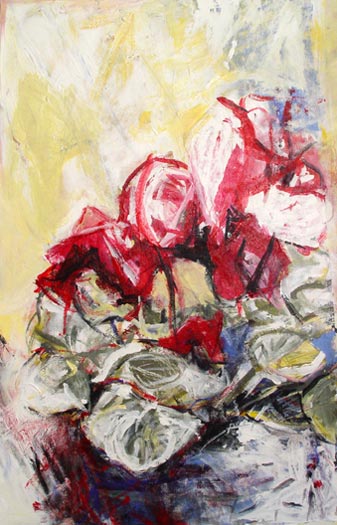 Red Flowers 2 by Carolina Bergaz-Crews